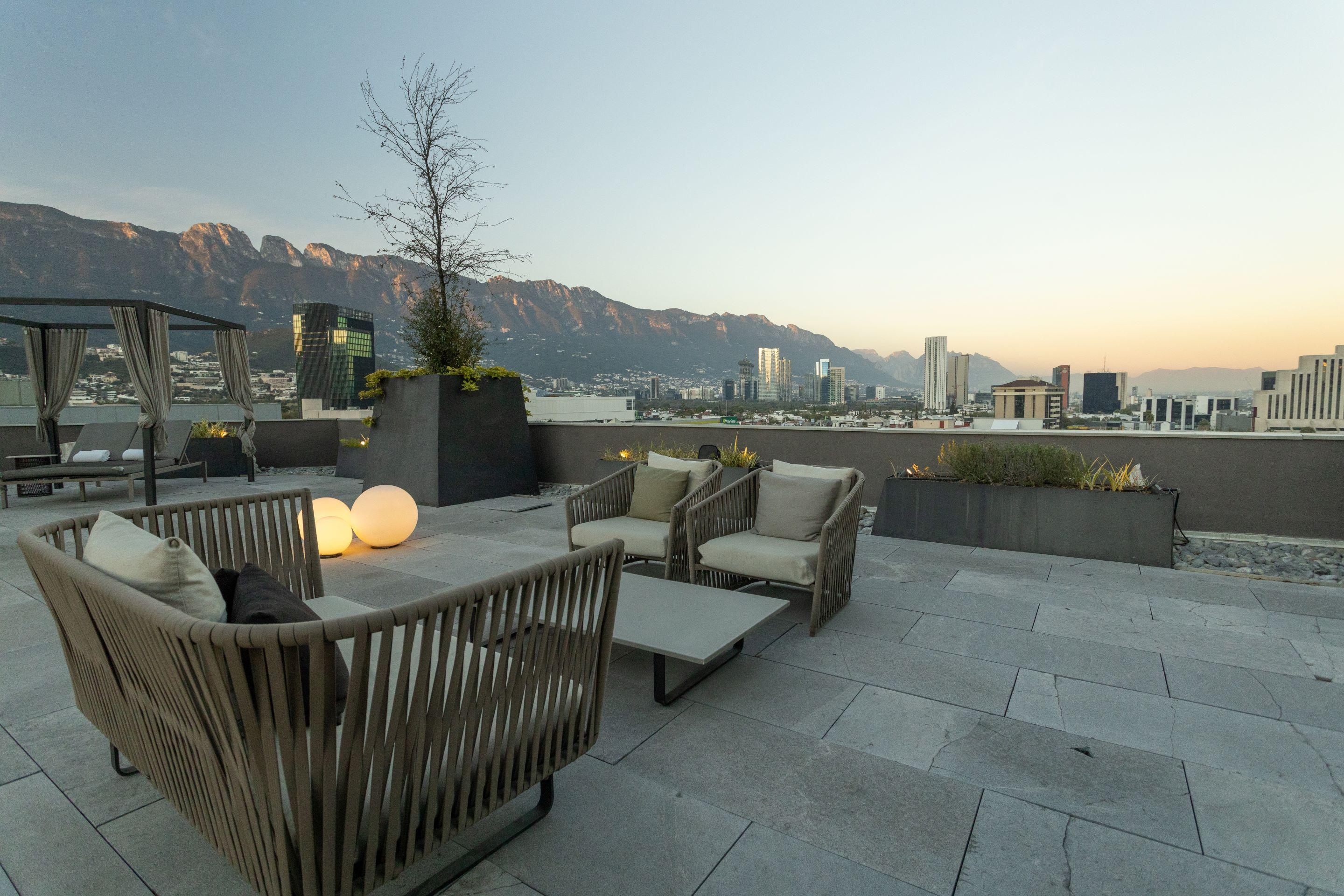 Camino Real Fashion Drive Monterrey Hotel San Pedro Garza Garcia Екстериор снимка Rooftop terrace